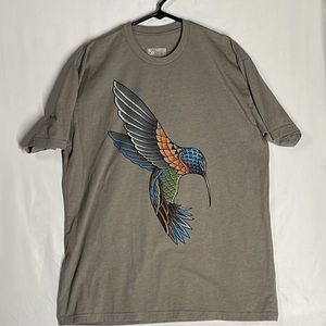 Curbside Clothing tattoo style Hummingbird
